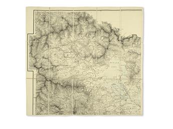 MONTGOMERIE, THOMAS GEORGE.  Map of Kashmir with Part of Adjacent Mountains.  1859